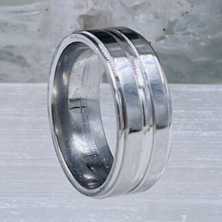 Stålring Klassisk Stainless steel ring Størrelse 59